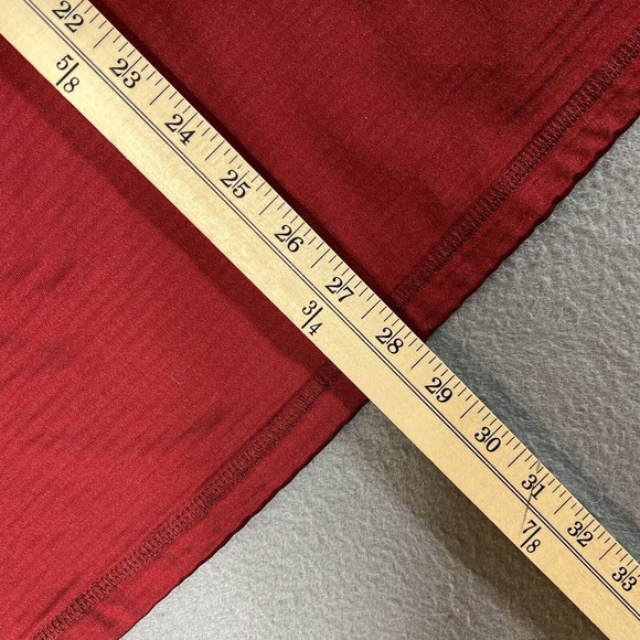 Orvis Horseshoe Hills Fleece Red Quarter Zip Performance Pullover XL - Picture 9 of 10